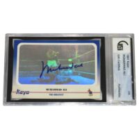 Signed Muhammad Ali Kayo card