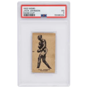 1923 W580 Jack Johnson #34 Boxing Card